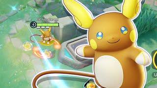 ALOLAN RAICHU NEW ATTACKER PTS GAMEPLAY - Pokémon UNITE