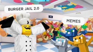 ROBLOX Cook Burgers Funny Moments Part 5 (MEMES) 