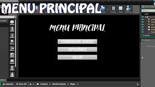 Unreal Engine 4: Tutorial Menu Principal / Menu de Inicio (Español)