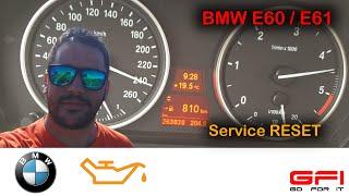 BMW Série 5 - E60/E61 service reset