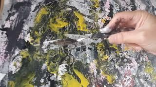 ASMR Abstract Painting in My Studio