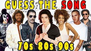 Guess The Song 70s, 80s & 90s  | 1970 - 1999 | 75 Songs | Music Quiz 