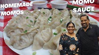 Homemade Momos: Step-by-Step Recipe with Sauce/Chutney | No Steamer Needed.