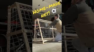 Football / soccer net! #diy #football #soccer #woodworking #shorts