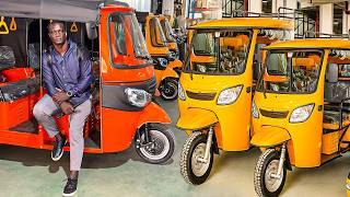 Inside of biggest Tuk Tuk (Tricycles) factory in China