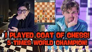 SAYA BERMAIN CATUR MELAWAN THE GREATEST OF ALL TIME MAGNUS CARLSEN!