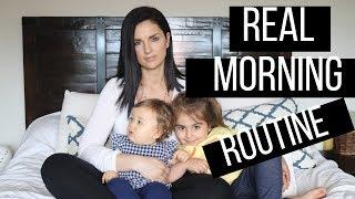 MOM OF 4 REALISTIC MORNING ROUTINE || SAHM || BREASTFEEDING MAMA ||