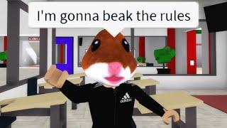 When Hamster doesn't wanna go to school (meme) ROBLOX