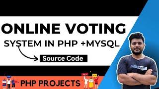 Online Voting System Project in PHP | PHP Project with Source Code | @Decodeit2  |