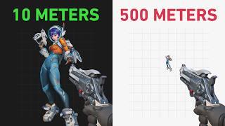 HOW FAR Can Every Overwatch Hero Shoot?