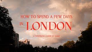 How to spend a few days in London | Cinematic Vlog | FX3 & A7SIII