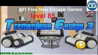 [Walkthrough] 501 Free New Escape Games level 85 - Tremendous Escape 3 - Complete Game