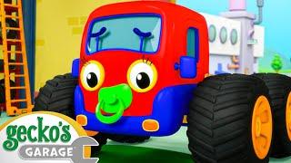 Baby Truck Monster Truck Mix Up | Baby Truck | Gecko's Garage | Kids Songs