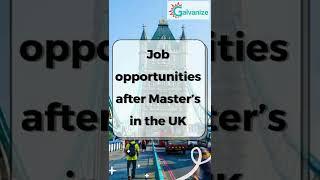 Job opportunities after masters in uk