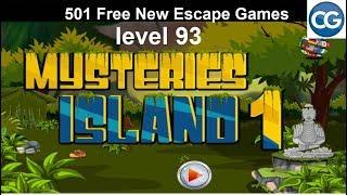 [Walkthrough] 501 Free New Escape Games level 93 - Mysteries island 1 - Complete Game