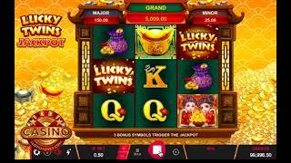  Spin & WIN with LUCKY TWINS JACKPOT by Microgaming! 