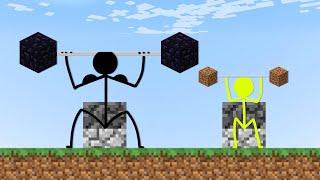 Stickman VS Minecraft: Olympics - AVM Shorts Animation