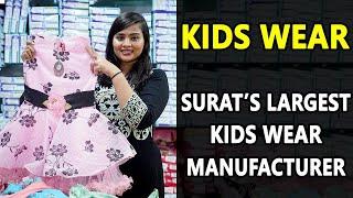 Biggest Kids wear Manufacturer l kids wear wholesale market in Surat, Kids Wear Export Surplus Surat