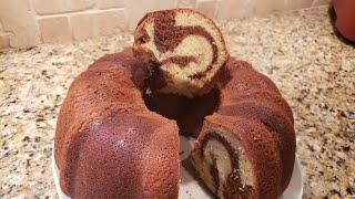 Marble pond cake ( bolo marmore)