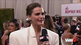 KERI RUSSELL: WWD Eye on the Red Carpet at the Golden Globes