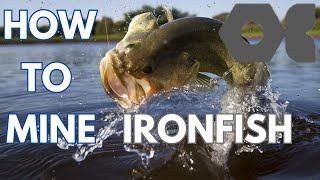 How to mine iron fish