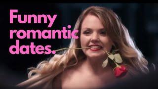 Funny romantic dates in commercials.