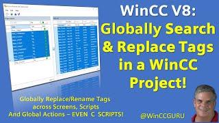 Globally Search & Replace Tags in WinCC! #winccGURU