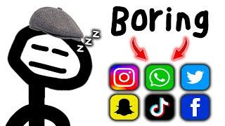 Social Media is not bad, but it's boring