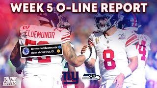 Giants Week 5 Offensive Line Report