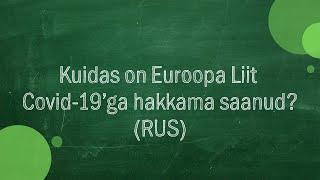 #185 Rein Tammsaar - Как Европейский Союз справляется с Covid-19?