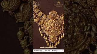 Shop 22k Gold Long Haram Necklace at Krishna Jewellers