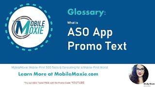 What is App Promo Text in ASO - Cindy Krum, MobileMoxie