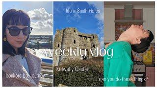 Weekly Vlog: Kidwelly Castle, Market Treats & Funny Bus Experience