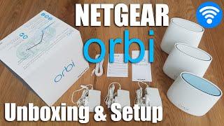 Netgear Orbi Unboxing and Setup Tutorial for Beginners AC2200 RBK23