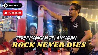 Perbincangan untuk pelancaran album kompilasi 'ROCK NEVER DIES' di restoran Asam Pedas London