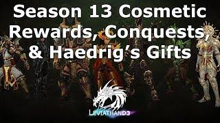 [Diablo 3] Season 13 Cosmetic Rewards, Haedrig's Gifts, & Conquests