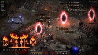 Ubers With Friend (Enchant Bow Sorc + Smiter) Diablo 2 Resurrected