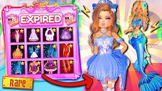 ️ FORCED To WEAR Only EXPIRED CODES In EVERY OUTFIT In DRESS TO IMPRESS! | ROBLOX Challenge
