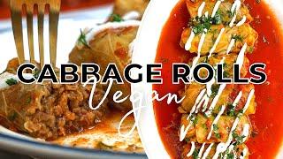 Healthy Stuffed Cabbage Rolls Hearty and Filling Vegan Dinner Recipe