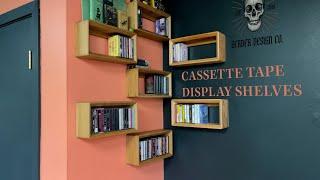 Cassette Tape Display Shelves // Woodworking // Splines // Gerber Design Co