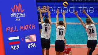 Russia v USA - Full Match - Final Round Pool B | Men's VNL 2018