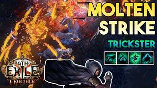 [3.21] HoWA Molten Strike Build | Trickster | Crucible | Path of Exile 3.21