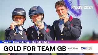 Team GB defend Olympic eventing crown for first gold at Paris 2024  | #Paris2024 #Olympics