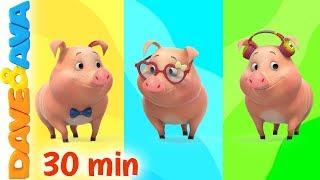  This Little Piggy - Colors | Learn Colors with Dave and Ava 