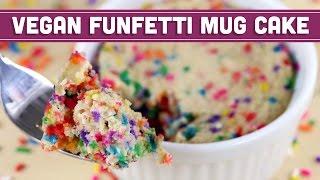 250K Celebration Vegan Funfetti Mug Cake Recipe! - Mind Over Munch
