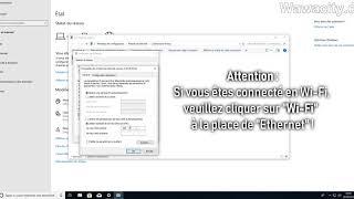 Blocage changer vos DNS.