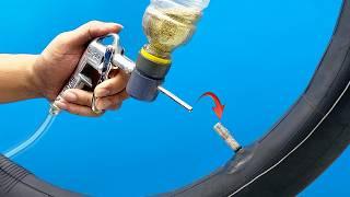 This farmer is a genius! DIY Sandblasting Gun Using Inner Tube To Remove Rust