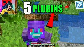 I Added 5 Plugins To Make My Smp Like HIMLANDS @YesSmartyPie || Tutorial..