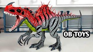 Custom Jurassic World INDOMINUS REX concept art | Malusaurus | HYBRID DINOSAURS TOYS | OB TOYS |