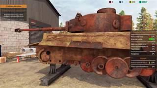 Tank Mechanic Simulator/ Танк Механик Симулятор#3 Реставрация откопанной находки и продажа!